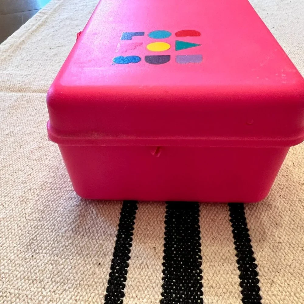 Vintage Mini Caboodles Make Up Jewelry Case With Mirror 2605 Pink 1980s